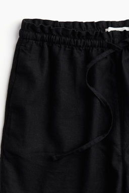 Pantalon corto en mezcla de lino - H&m фото 5