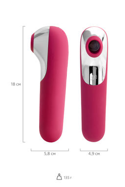 Вакуум-волновой бесконтактный стимулятор клитора Satisfyer Dual Love, силикон, красный, 16 см.  фото 7