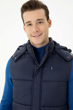 Мужской темно-синий жилет Неожиданная скидка в корзине - U.s. polo assn фото 2