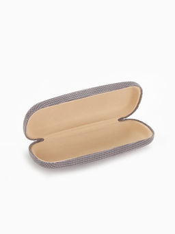 Футляр для очков на хлопушке, однотонный, размер 16×6×3.5 см, серый