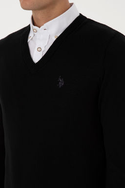 Erkek Siyah Basic Kazak - U.s. polo assn фото 7