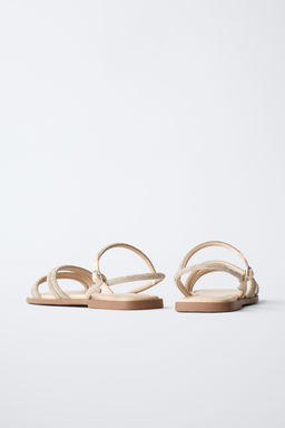 SANDALIA BRILLOS / Oro - Zara фото 5