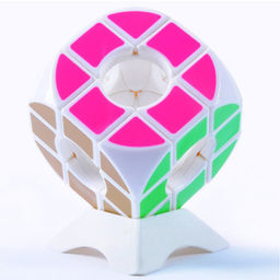 Головоломка "Кубик" с отверстием и 8-ю элементами на грани (CUB-27) по 6шт. в блоке