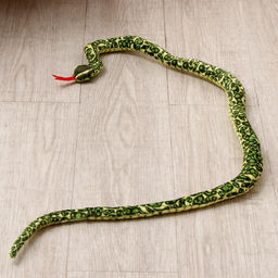 Мягкая игрушка Змея, 108 см, цвет зелёный - Simaland фото 4