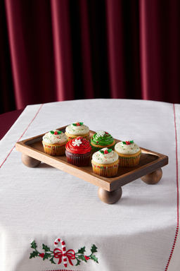 Ahsap Dikdortgen Sunum Stand? Naturel (17x30 cm) TPHAW26TBK00069