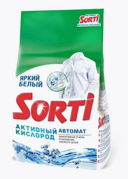 СОРТИ-АВТОМАТ стир.порошок 1500гр Активный кислород пакет (811-5/К-8115М)