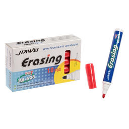 Цена за 10 шт. Маркер для магнитно-маркерной доски, круг, 2.8 мм, красный