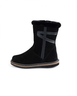 Сапожки женские замшевые Галина войлочная подошва