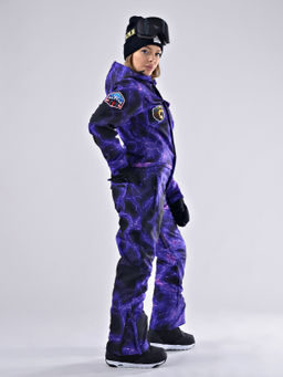 Женский зимний сноубордический комбинезон Alpha Endless 222/220518-2_013 Фиолетовый  фото 11