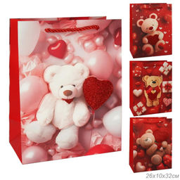 Пакет подарочный 32x26x10 / 8988M /уп 12/480/ микс - Галеонтрейд фото 5