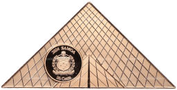 20 центов 2024 года Самоа Пейзаж Парижа Лувр