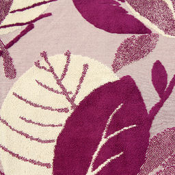 Наволочка декоративная 43х43см Листья сиреневый, рисунок двухсторонний, объемный на молнии (Китай) - Домашняя мода фото 7