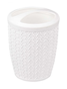 Подставка для зубных щёток Вязаное плетение арт.А (М7121), (М6876), (М7120), (М7122) - Полимербыт фото 2