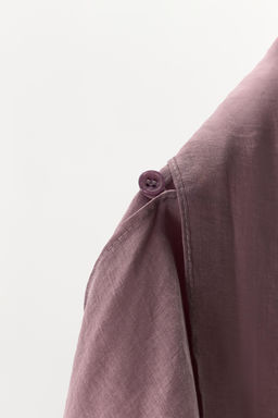 CAMISA PA?UELO ZW COLLECTION / Lila - Zara фото 9