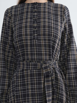 Hakim Yaka Ekose Ku?akl? Elbise