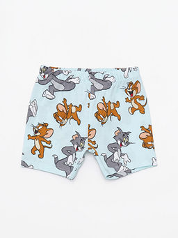 Bisiklet Yaka K?sa Kollu Bugs Bunny Bask?l? Erkek Bebek Pijama Tak?m? - Waikiki фото 3