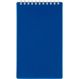 Блокнот 100х170 л. Attache Economy, мет.гребень,пласт.обл,синий,клетка фото 2