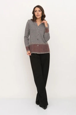 ЗЛАТА Жакет М 3158/терракот