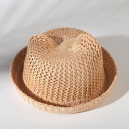 Шляпа с ушками MINAKU, размер 48, бежевая