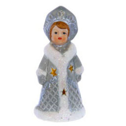 Фигурка декоративная "Снегурочка" с подсветкой (2xLR44), L, L5 W5 H10,5 см, 2в.