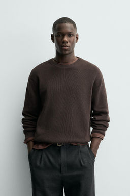 PURL KNIT SWEATER - Zara фото 10