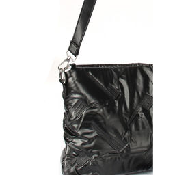 Сумка женская текстиль BXL-1195, 1отдел, плечевой ремень, черный 259084 - Bobo фото 4