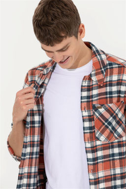 Мужская красная джинсовая рубашка Lumberjack Неожиданная скидка в корзине - U.s. polo assn фото 2