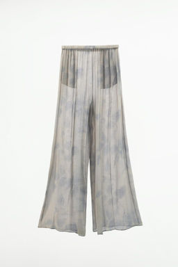 FLOWING TIE-DYE TROUSERS - Zara фото 4