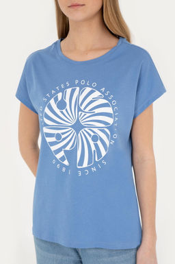 Женская темно-синяя футболка - U.s. polo assn фото 13