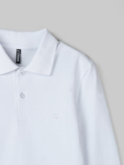 Рубашка поло Белая 7+ - Bungly фото 2