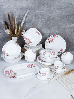 Столовый набор 39 предмет квадратный / GRAY Sq 39/75 (6916) /уп 2/ серия Чайная роза - Галеонтрейд фото 2