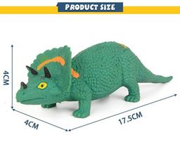 Фигурка Abtoys Юный натуралист Динозавр Трицератопс зеленый, термопластичная резина