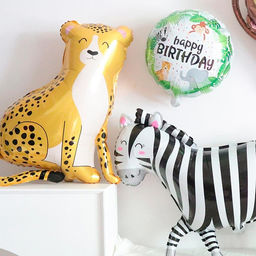 Воздушный шар фольгированный 25" «Леопард», фигура