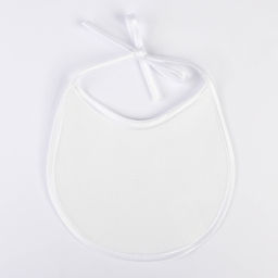 Нагрудник детский 18×18 см., микрофибра с ПВХ покрытием «Витоша», белый