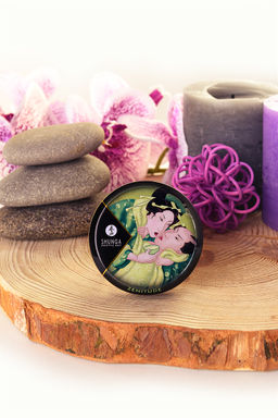Массажное аромамасло в виде свечи Shunga Спокойствие. Зеленый чай(Zenitude.Exotic Green Tea), 30мл