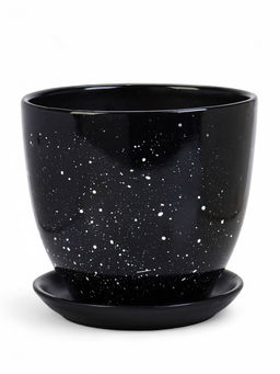 Горшок для цветов Гранит, керамика, с поддоном, набор 4 шт.: 400 мл, 1 л, 2.5 л, 5 л - Simaland фото 2