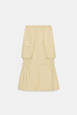 ZW COLLECTION CARGO MIDI SKIRT - Zara фото 7