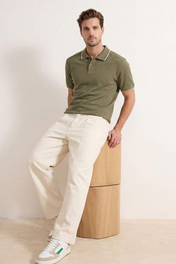 Lacivert Regular Polo Yaka Duz Polo Yaka T-shirt TMNSS26PO00020 - Trendyolmilla фото 18