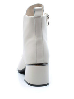 01-PCG270-2 LT.BEIGE Ботинки демисезонные женские (натуральная кожа, байка)
