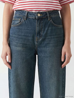 Wideleg Kad?n Jean Pantolon