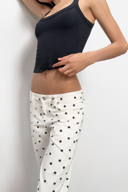 JEANS TRF WIDE LEG TIRO BAJO LUNARES / ?nico - Zara фото 5