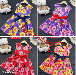 Платье для девочки с рисунком