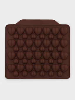 Цена за 2 шт. Форма для шоколада Доляна Море сердец, силикон, 18?15?1 см, 52 ячейки, МИКС