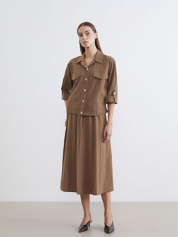 Poplin Kad?n G?mlek Ceket