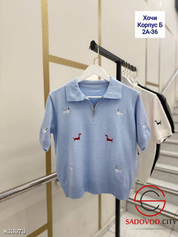 Футболка женская с таксами