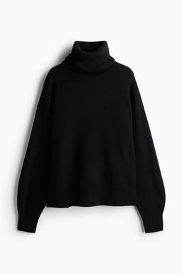Jersey de cuello alto en mezcla de cachemira - H&m фото 5