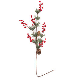 Blumentag VDD-118 Веточка декоративная с ягодами 6 х 1 шт. 85 см