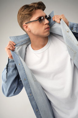 Мужская джинсовая рубашка Happyfox - Happy fox фото 8