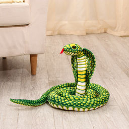 Мягкая игрушка Змея. Кобра, 200 см, цвет зелёный - Simaland фото 4