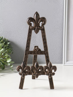 Подставка-держатель для книг чугун "Геральдическая лилия" 16х18х29 см